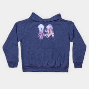 Luminous Jellyfishes Kids Hoodie